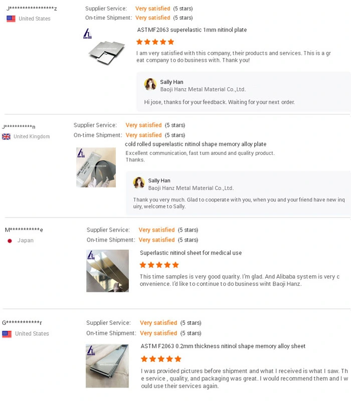 shape memory nitinol plate