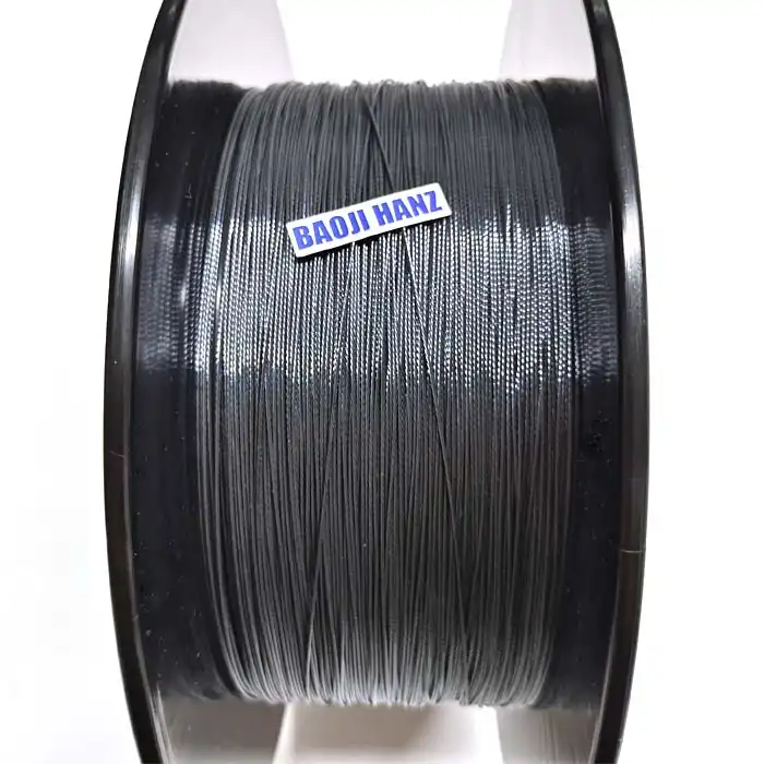 Superelastic titanium nickel rope