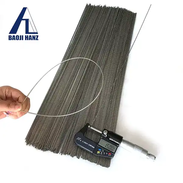Astm F2063 Tel i drejtë superelastik Nitinol