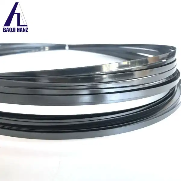 Fio plano de liga de nitinol com memória de forma